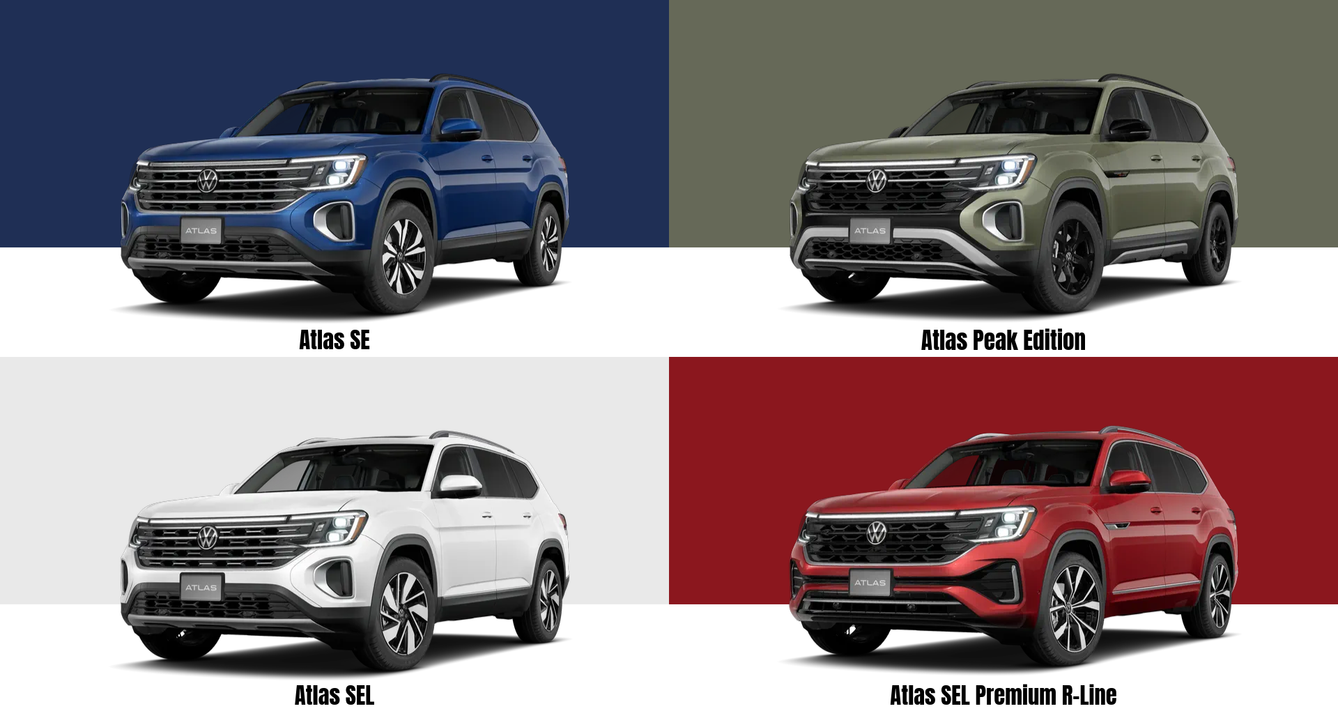 2025 VW Atlas Trims Overview