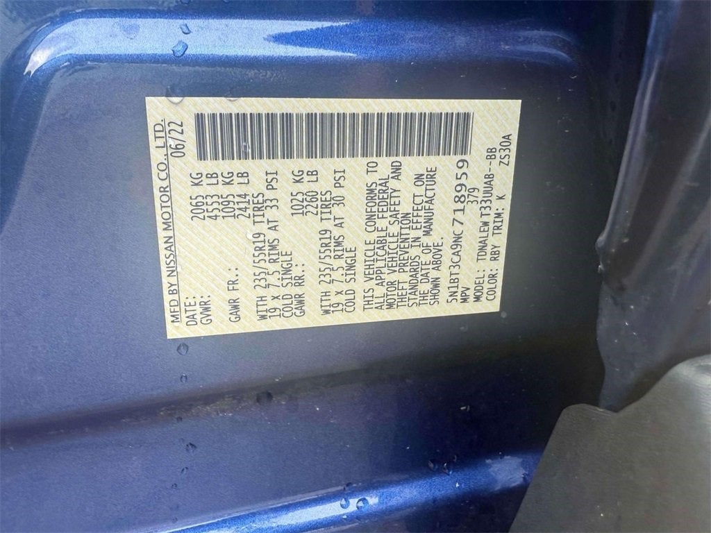 2022 Nissan Rogue SL