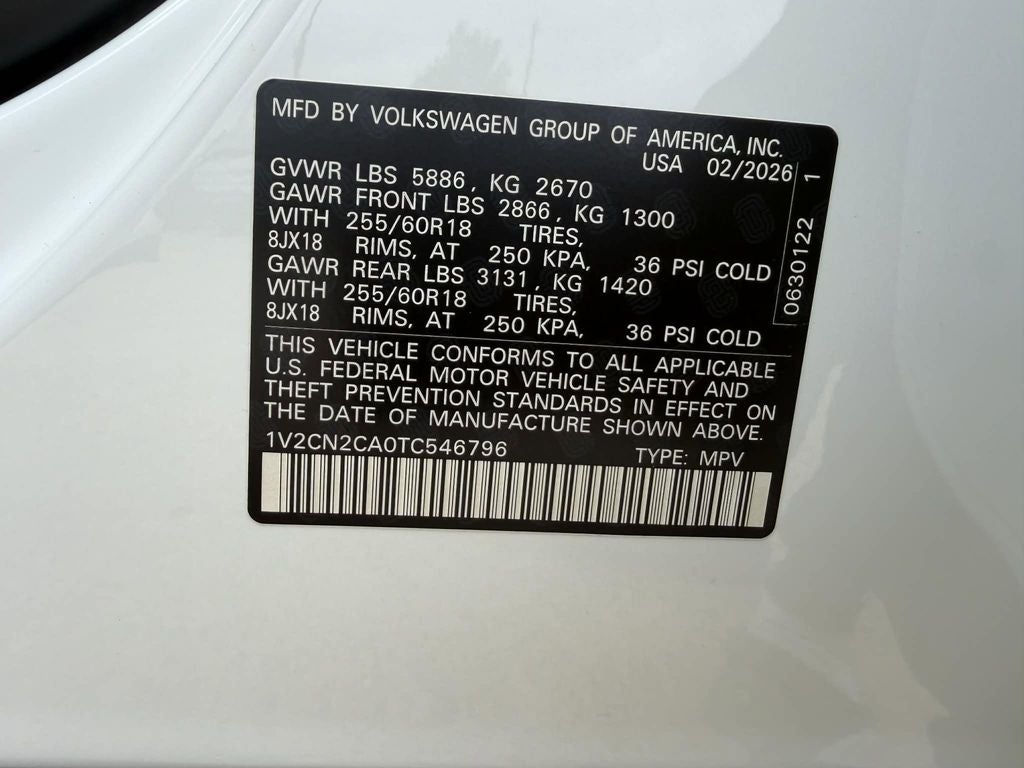 2026 Volkswagen Atlas 2.0T Peak Edition