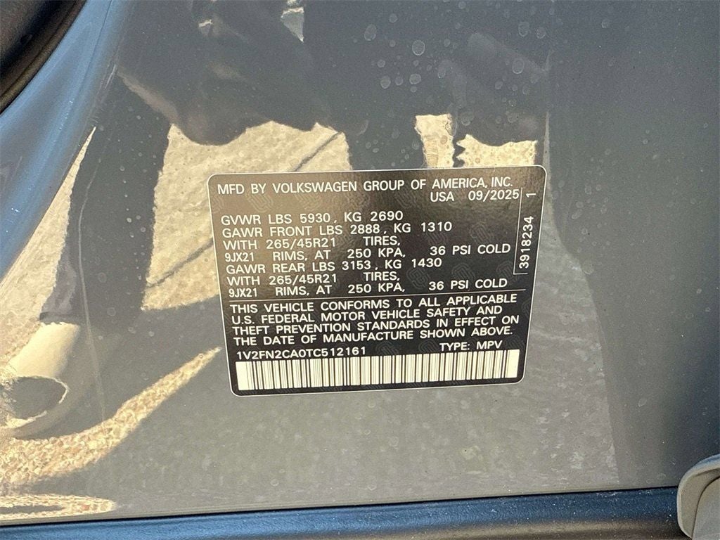 2026 Volkswagen Atlas 2.0T SEL Premium R-Line