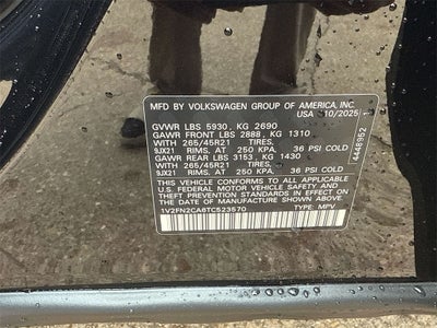 2026 Volkswagen Atlas 2.0T SEL Premium R-Line