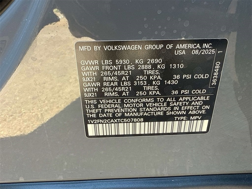 2026 Volkswagen Atlas 2.0T SEL Premium R-Line