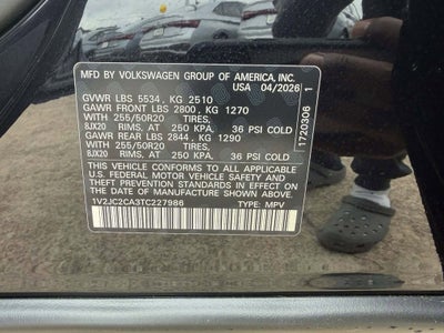 2026 Volkswagen Atlas Cross Sport 2.0T SE w/Technology