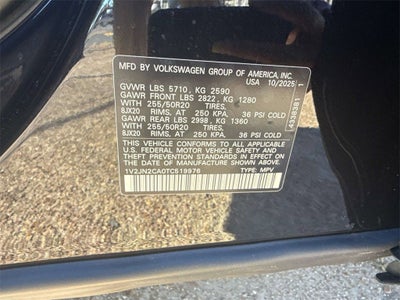 2026 Volkswagen Atlas 2.0T SE w/Technology