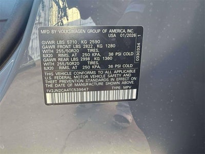 2026 Volkswagen Atlas 2.0T SE w/Technology