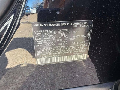 2026 Volkswagen Atlas 2.0T SE w/Technology