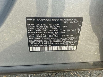 2025 Volkswagen Atlas 2.0T SE w/Technology