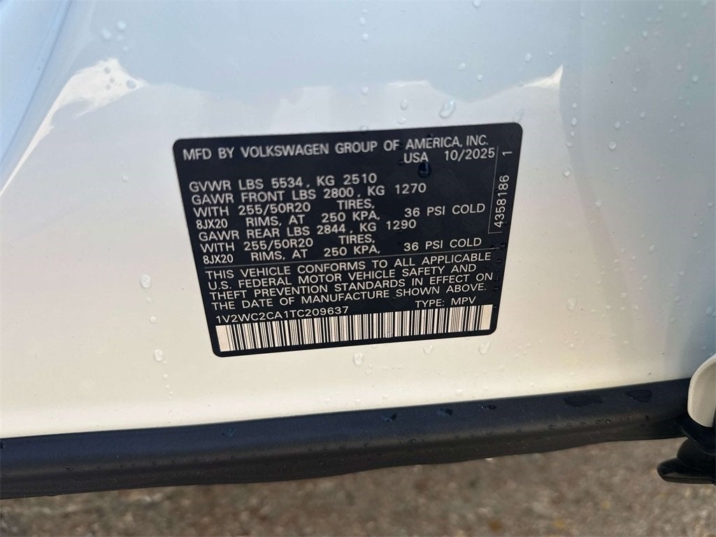 2026 Volkswagen Atlas Cross Sport 2.0T SE w/Technology