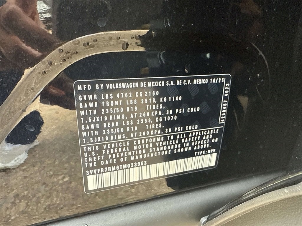 2026 Volkswagen Tiguan 2.0T SE