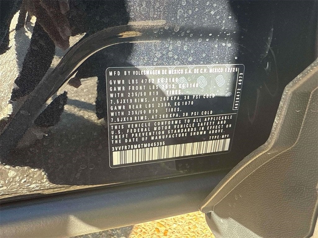 2026 Volkswagen Tiguan 2.0T SE