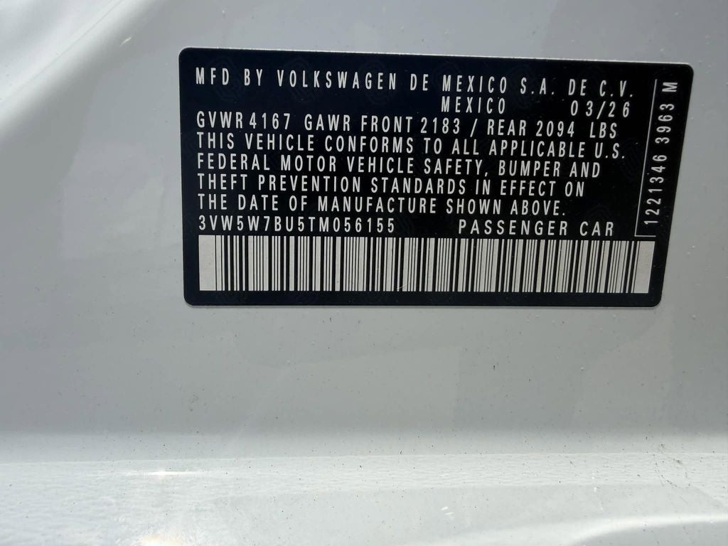 2026 Volkswagen Jetta 1.5T S