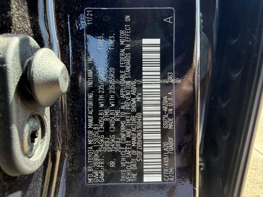 2022 Toyota Highlander Platinum