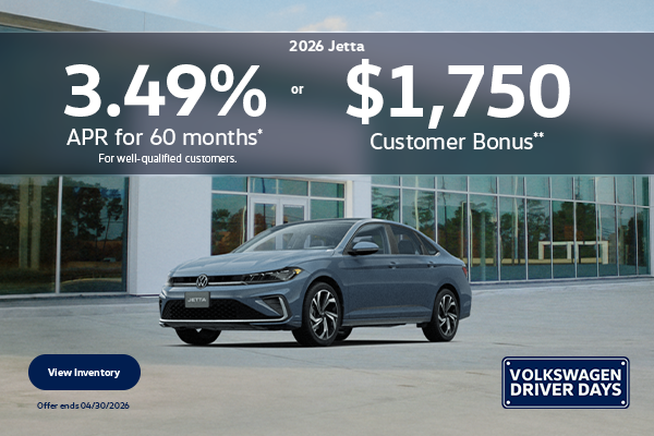 2026 Jetta April National Offer